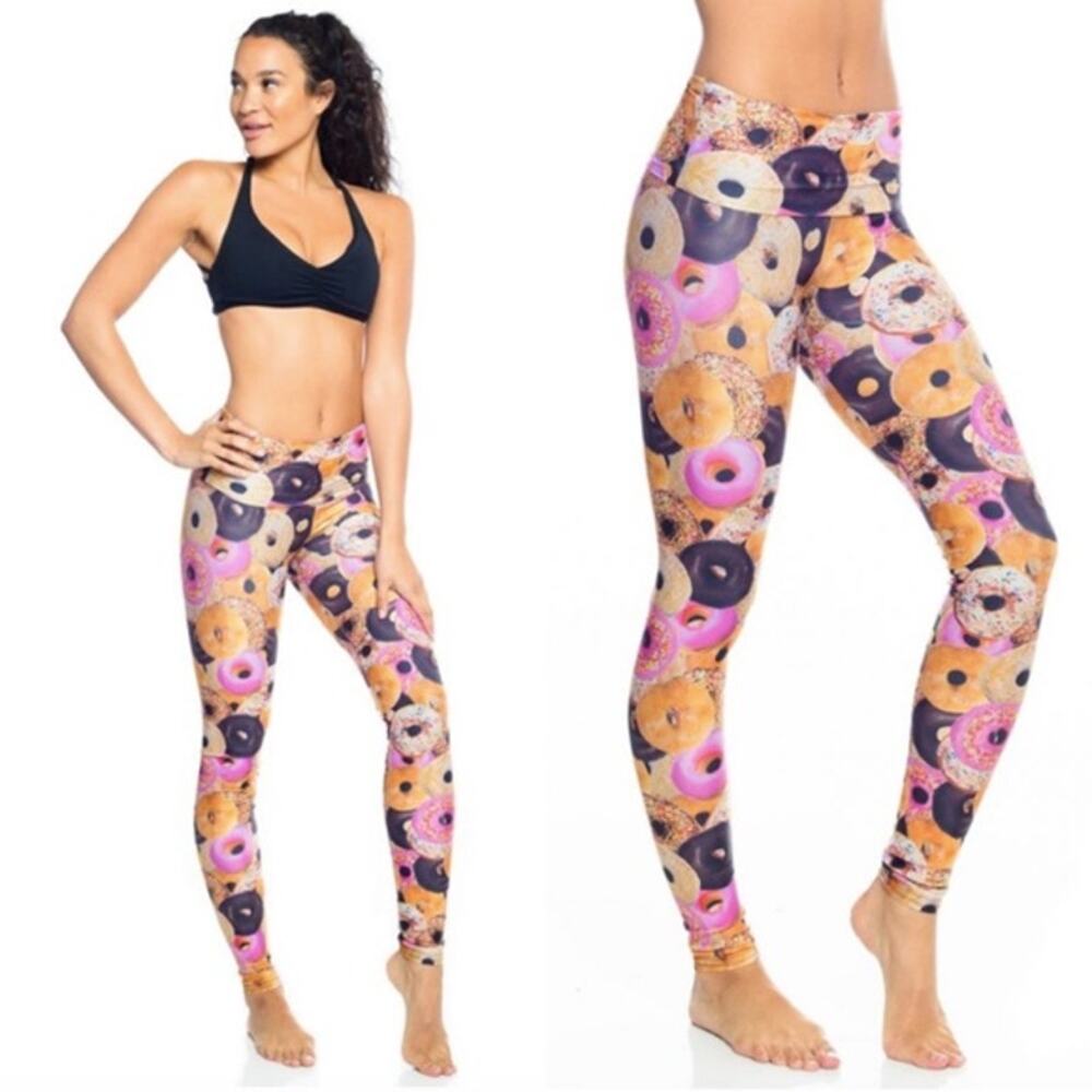 Emily Hsu Donut Delight Leggings Sz Small